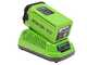 Greenworks GD40CS15 - Electrosierra de bater&iacute;a 40V - Espada 35 cm