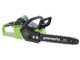 Greenworks GD40CS15 - Electrosierra de bater&iacute;a 40V - Espada 35 cm