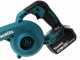 Soplador el&eacute;ctrico de bater&iacute;a Makita Dub185 - con bater&iacute;a de 3Ah/18V