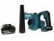 Soplador el&eacute;ctrico de bater&iacute;a Makita Dub185 - con bater&iacute;a de 3Ah/18V