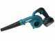 Soplador el&eacute;ctrico de bater&iacute;a Makita Dub185 - con bater&iacute;a de 3Ah/18V