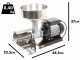 Reber 9008N - Trituradora de tomate N.3 - Motor de inducci&oacute;n de 450W