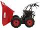 Carretilla con motor GeoTech Pro GEOTRAK 400 - Caj&oacute;n dumper 400 Kg - 4 ruedas motrices