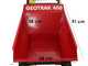 Carretilla con motor GeoTech Pro GEOTRAK 400 - Caj&oacute;n dumper 400 Kg - 4 ruedas motrices