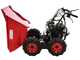 Carretilla con motor GeoTech Pro GEOTRAK 400 - Caj&oacute;n dumper 400 Kg - 4 ruedas motrices