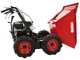 Carretilla con motor GeoTech Pro GEOTRAK 400 - Caj&oacute;n dumper 400 Kg - 4 ruedas motrices