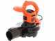 Soplador aspirador de hojas BLACK+DECKER BEBLV290, 3 en 1