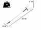 Vareador de aceitunas de bater&iacute;a Campagnola Icarus 58 V NEW 185-270 - p&eacute;rtiga de aluminio