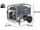 BlackStone BG 11050 - Generador de corriente a gasolina con AVR 7.8 kW - Continua 7.5 kW Full-Power + ATS