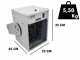 MASTER TR 3 - Generador de aire caliente el&eacute;ctrico con ventilador - 3.3 kw