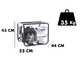 Motobomba de gasolina para aguas sucias RATO RT80W26 3.8 motor R210