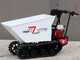 Carretilla de orugas con motor Seven Italy T500HD GX - caja dumper hidr&aacute;ulica - capacidad 500 kg
