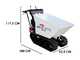 Carretilla de orugas Seven Italy T500HD GX-E - caja dumper - arranque el&eacute;ctrico - capacidad 500 kg hidr&aacute;ulico