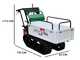 Carretilla de orugas con motor Seven Italy T500 GX - caja extensible - capacidad 500 kg