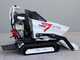 Seven Italy TH500C GX 200 - Carretilla de orugas con caj&oacute;n dumper de 500 kg y pala - Cambio hidrost&aacute;tico