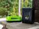 Greenworks GD60LM46SP - Cortac&eacute;sped de bater&iacute;a autopropulsado 60V 2Ah - Corte de 46 cm - &iexcl;Starter kit 60V 2Ah gratis!