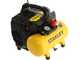 Stanley DST 100/8/6 - Compresor de aire el&eacute;ctrico port&aacute;til monof&aacute;sico, sin aceite - Motor 1 HP - 6 L