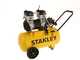 Stanley DST 240/8/50 - Compresor de aire el&eacute;ctrico monof&aacute;sico silencioso, sin aceite - Motor 2 HP - 50 L