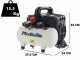 Medic+Air Siltek S/6 Sanifico - Compresor para desinfecci&oacute;n el&eacute;ctrico, compacto, port&aacute;til - 6 L