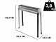 Barbacoa para pinchos de carb&oacute;n Seven Italy BBQ-60 INOX