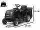 Tractor cortac&eacute;sped con recolector Alpina AT4 84 A, cambio mec&aacute;nico