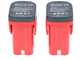 Kit Wireless Atadora Zanon ZL 25 - 2 BATER&Iacute;AS DE SERIE - 16,8 V 2,5 Ah