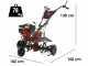 Italian Power RG3.6-100 - Motoazada de gasolina 7 HP de 212cc