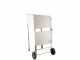 Seven Italy Achille Small - Barbacoa de carb&oacute;n de acero inox artesanal - 47,5x37cm