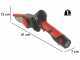 Podadora manual el&eacute;ctrica de bater&iacute;a Blue Bird CS 22-04 - 2 Bater&iacute;as de 12.6 V 2.5 Ah - Capacidad de corte 100 mm