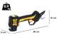 Volpi PV295 - Tijeras el&eacute;ctricas de poda - 2x 14,4 V 2,5 Ah - Di&aacute;metro de corte 25 mm