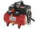 Fini Siltek S/6 - Compresor de aire el&eacute;ctrico port&aacute;til monof&aacute;sico silencioso, sin aceite - Motor 1 HP - 6 L