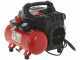 Fini Siltek S/6 - Compresor de aire el&eacute;ctrico port&aacute;til monof&aacute;sico silencioso, sin aceite - Motor 1 HP - 6 L