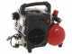 Fini Siltek S/6 - Compresor de aire el&eacute;ctrico port&aacute;til monof&aacute;sico silencioso, sin aceite - Motor 1 HP - 6 L