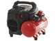 Fini Siltek S/6 - Compresor de aire el&eacute;ctrico port&aacute;til monof&aacute;sico silencioso, sin aceite - Motor 1 HP - 6 L
