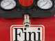 Fini Siltek S/6 - Compresor de aire el&eacute;ctrico port&aacute;til monof&aacute;sico silencioso, sin aceite - Motor 1 HP - 6 L