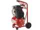 Fini Pioneer 244 - Compresor de aire el&eacute;ctrico port&aacute;til monof&aacute;sico, sin aceite - Motor 1.5 HP - 10 L