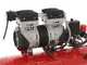 Fini Siltek 50 - Compresor de aire el&eacute;ctrico monof&aacute;sico, sin aceite - Motor 1.3 HP - 50 L