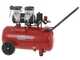 Fini Siltek 50 - Compresor de aire el&eacute;ctrico monof&aacute;sico, sin aceite - Motor 1.3 HP - 50 L