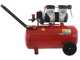 Fini Siltek 50 - Compresor de aire el&eacute;ctrico monof&aacute;sico, sin aceite - Motor 1.3 HP - 50 L
