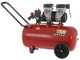 Fini Siltek 50 - Compresor de aire el&eacute;ctrico monof&aacute;sico, sin aceite - Motor 1.3 HP - 50 L