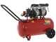 Fini Siltek 50 - Compresor de aire el&eacute;ctrico monof&aacute;sico, sin aceite - Motor 1.3 HP - 50 L
