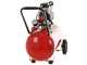 Fini Siltek 50 - Compresor de aire el&eacute;ctrico monof&aacute;sico, sin aceite - Motor 1.3 HP - 50 L