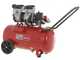 Fini Siltek 50 - Compresor de aire el&eacute;ctrico monof&aacute;sico, sin aceite - Motor 1.3 HP - 50 L