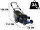 Cortac&eacute;sped de gasolina autopropulsado Marina Systems YLM 354 S BBC - Corte 52 cm - motor Yamaha MA190 - 4 en 1