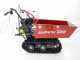 GeoTech Pro BMS 155 LE - Biotrituradora sobre motocarretilla GeoPorter 330D autopropulsada de orugas 4 rodillos - Motor Loncin de 15 HP - caj&oacute;n dumper