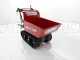 GeoTech Pro BMS 155 LE - Biotrituradora sobre motocarretilla GeoPorter 330D autopropulsada de orugas 4 rodillos - Motor Loncin de 15 HP - caj&oacute;n dumper