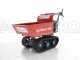 GeoTech Pro BMS 155 LE - Biotrituradora sobre motocarretilla GeoPorter 330D autopropulsada de orugas 4 rodillos - Motor Loncin de 15 HP - caj&oacute;n dumper