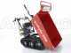 GeoTech Pro BMS 155 LE - Biotrituradora sobre motocarretilla GeoPorter 330D autopropulsada de orugas 4 rodillos - Motor Loncin de 15 HP - caj&oacute;n dumper