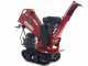 GeoTech Pro BMS 155 LE - Biotrituradora sobre motocarretilla GeoPorter 330D autopropulsada de orugas 4 rodillos - Motor Loncin de 15 HP - caj&oacute;n dumper