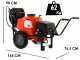 Carretilla fumigadora de bater&iacute;a Stocker 12V de 80 l art. 303 - Con barra de riego y gancho de remolque